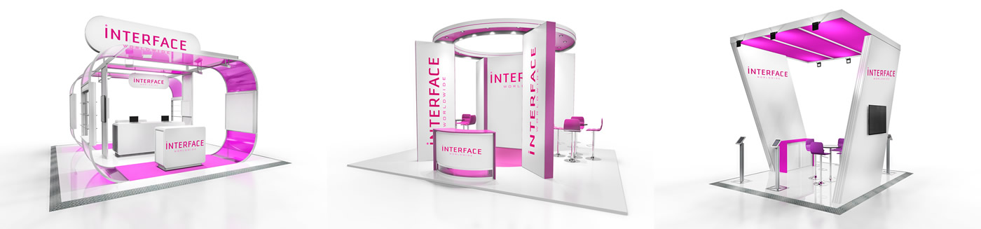 The benefits of a modular stand - Examples - Interface Worldwide