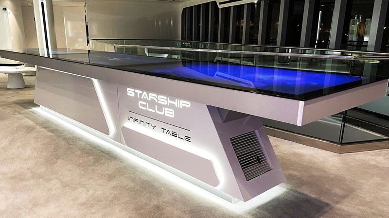 Building an interactive gaming table on a cruise ship - Interface Worldwide