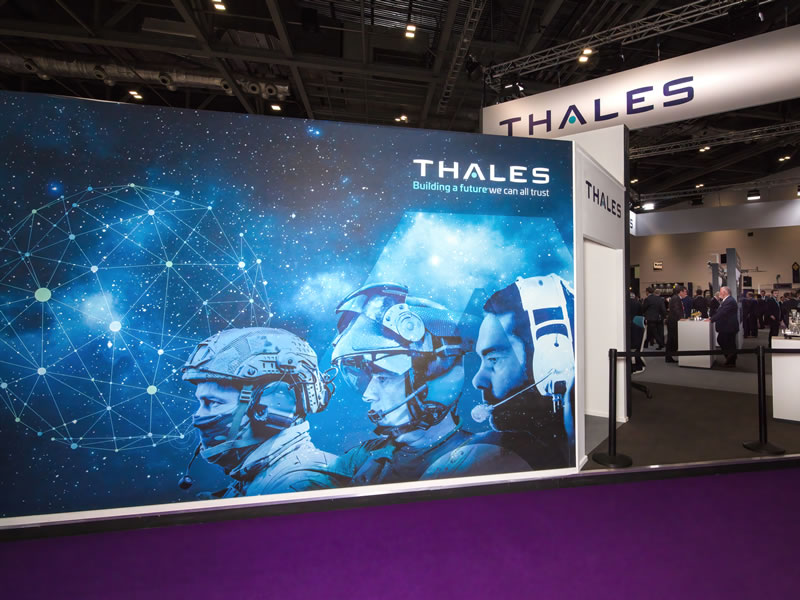 How we designed a stand that moved visitors through a brand story for Thales - Interface Worldwide